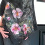 Poncho de lana merino si matase naturala impaslit