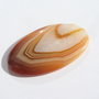 Cabochon mare din agata sardonix aprox 54x31x5 mm
