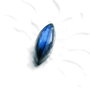 Cabochon Labradorit  marchiza - Albastru