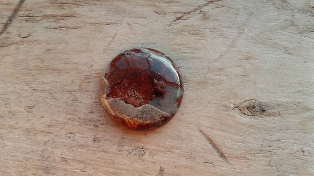 Cabochon jasp natural, 28 mm REZERVAT