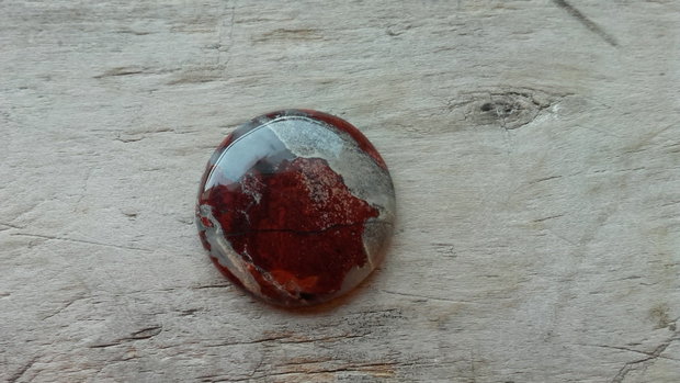Cabochon jasp natural, 28 mm REZERVAT