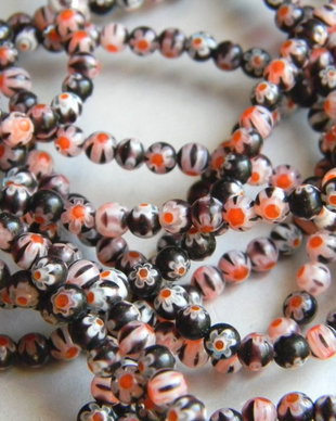 Margele sticla Chevron 4 mm