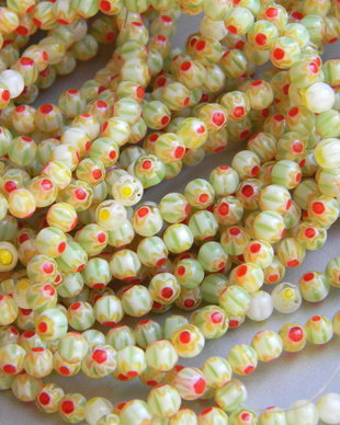 Margele sticla Chevron 4 mm