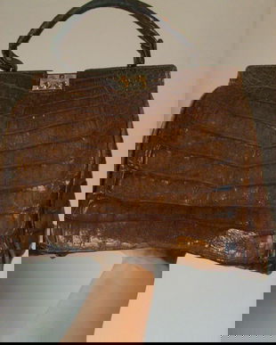 GEANTA PIELE CROCODIL