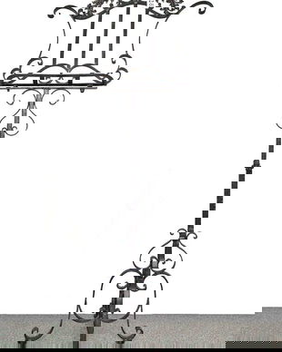 STAND PENTRU PARTITURI DIN FIER FORJAT ANTIK BROWN