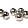 Distantiere metalice, rotunde, 8 mm, platina
