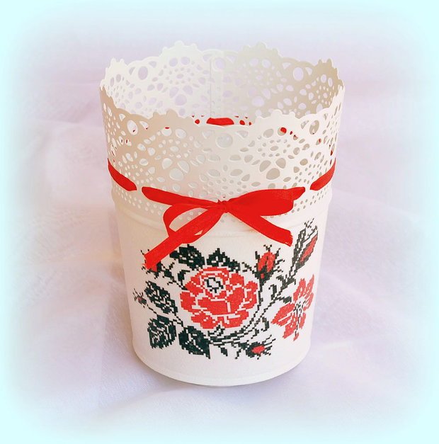 Ghiveci decorativ motiv traditional - 1957