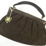Poseta piele intoarsa-vintage
