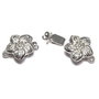 Inchizatoare cu clema, platina, 15x10 mm