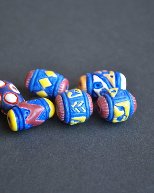 Lot margele ceramica Peru ( lot 03)