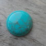 Cabochon turquoise, 30 mm
