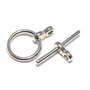 Inchizatoare toggle, platina, 12x1.5 mm