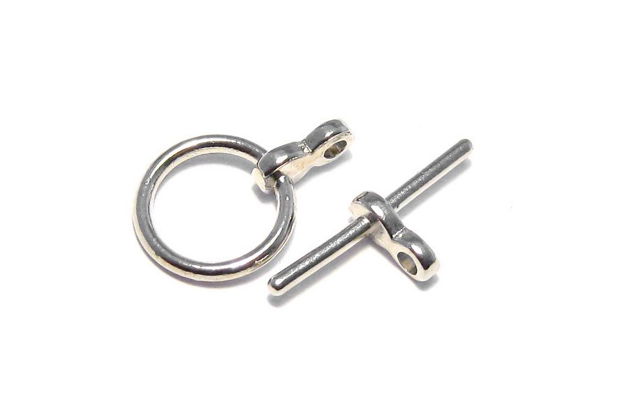 Inchizatoare toggle, platina, 12x1.5 mm