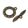 Inchizatoare toggle, bronz, 17 mm