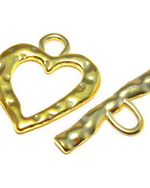 Inchizatoare toggle, aurie, 26x23 mm