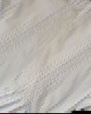 Husa perna cu dantela-vintage