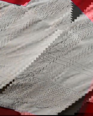 Husa perna cu dantela-vintage