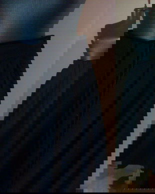 FUSTA AMPLA STOFA LANA FIARTA SI INSERTII CATIFEA