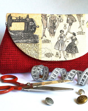 Poseta Sewing red