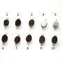 Agata druzy cu margini electroplacate aur. Conector. Link