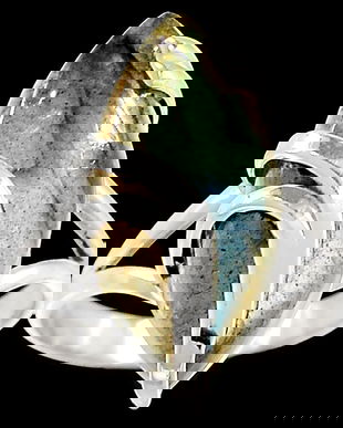 Ag456 - Inel, argint 925, labradorit, marime 8