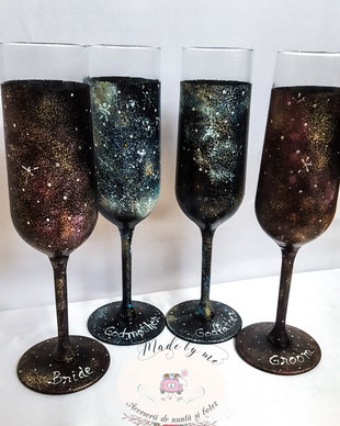 Pahare miri tematica Galaxie