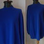 PULOVER CASMIR ALBASTRU ROYAL