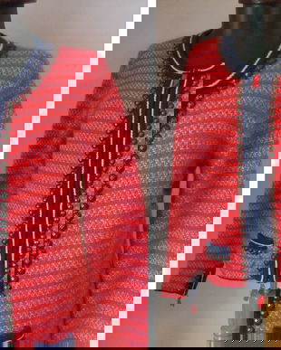 CARDIGAN CASMIR ROSU