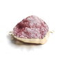 Agata  druzy roz prafuit -matizata - cu  margini electroplacate aur