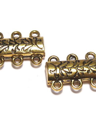 Inchizatoare cu magnet, 14x19 mm, auriu antichizat