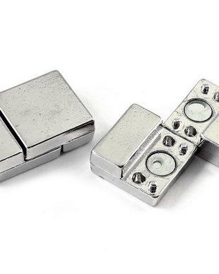 Inchizatoare cu magnet, platina, 21x14x6 mm