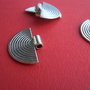 Pandantiv metalic finisaj argintiu aprox 23x34.50 mm