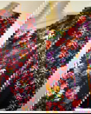 ROCHIE JERSE FLORAL MATLASAT