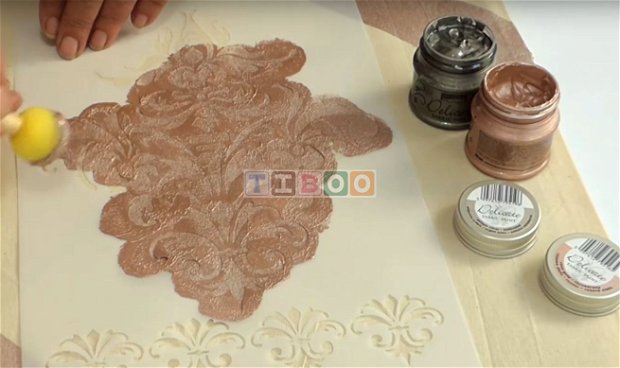 Vopsea pentru textile Delicate-roz auriu-50ml