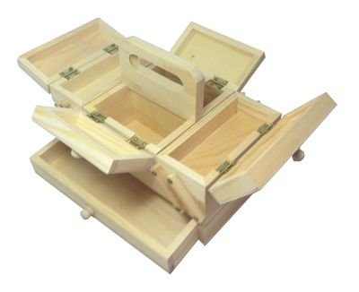 Cutie din lemn compartimentata 21x12x11
