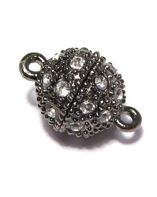 Inchizatoare cu magnet, 19.5x12 mm, gunmetal