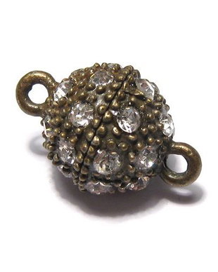 Inchizatoare cu magnet, 19.5x12 mm, bronz