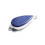 Conector lacrima cu Lapis Lazuli in rama argintata