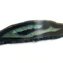 Pandant  Agat masiv - Negru - verde
