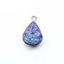 Pandantiv agata druzy in rama argintata
