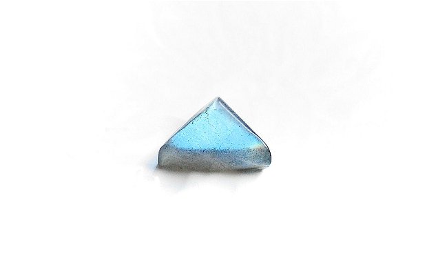 Cabochon HQ - mini Labradorit Triunghiular  - Albastru deschis