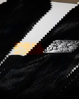 BROSA VINTAGE ANII 20 , LUCRATA DEOSEBIT , FOARTE MARE