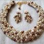 Set alb/nude/ivory/maro