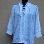 Bluza rustica cu dantela