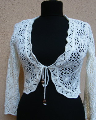 Bolero cardigan dantelat