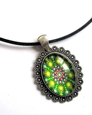 colier mandala sticla 30047