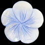 9876 - Cabochon, sidef sculptat, floare, 44x44x3mm