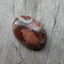 Cabochon flame jasper, 25x18 mm