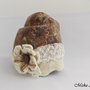Caciula impaslita shabby chic
