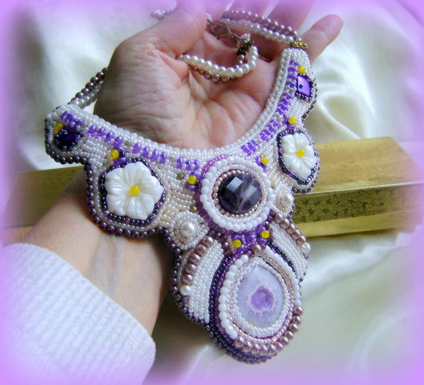 Promotie! Soft purple agate Druzy / Podoabe pe viata